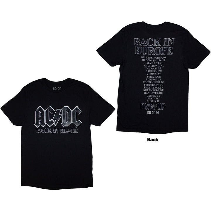 AC/DC Back In Black PWR-UP EU Tour '24 Black