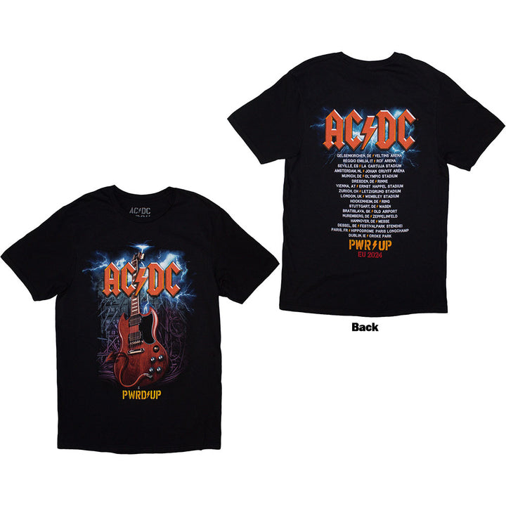 AC/DC Guitar PWR-UP EU Tour '24 Black
