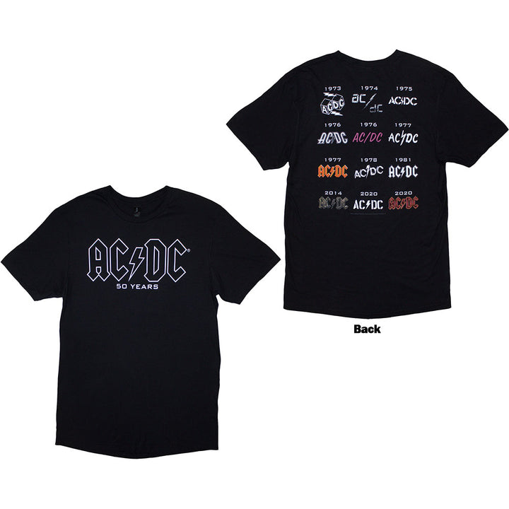 AC/DC History Logo Black