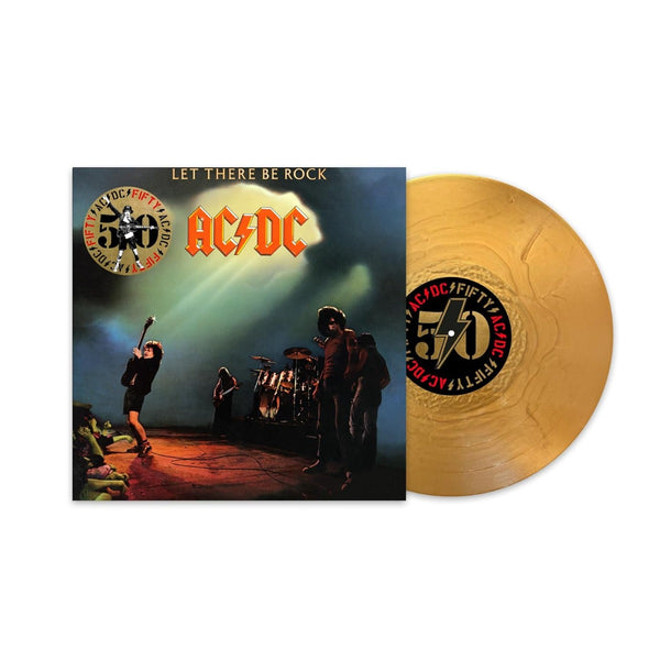 AC/DC Let There Be Rock (50th Anniversary Edition, Gold Color Vinyl)