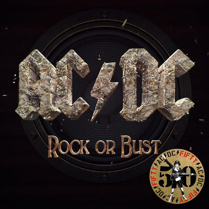 AC/DC Rock Or Bust (50th Anniversary Edition, Gold Color Vinyl)