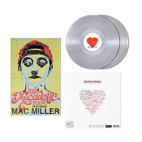 Mac Miller Macadelic (Limited Edition, Embossed, Colored Vinyl, Silver, Poster)