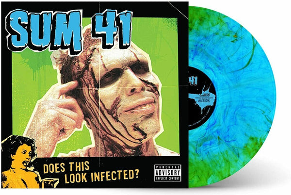 Sum 41 Does This Look Infected (Limited Edition, Blue Swirl Vinyl 180 Gram Vinyl) [Import]
